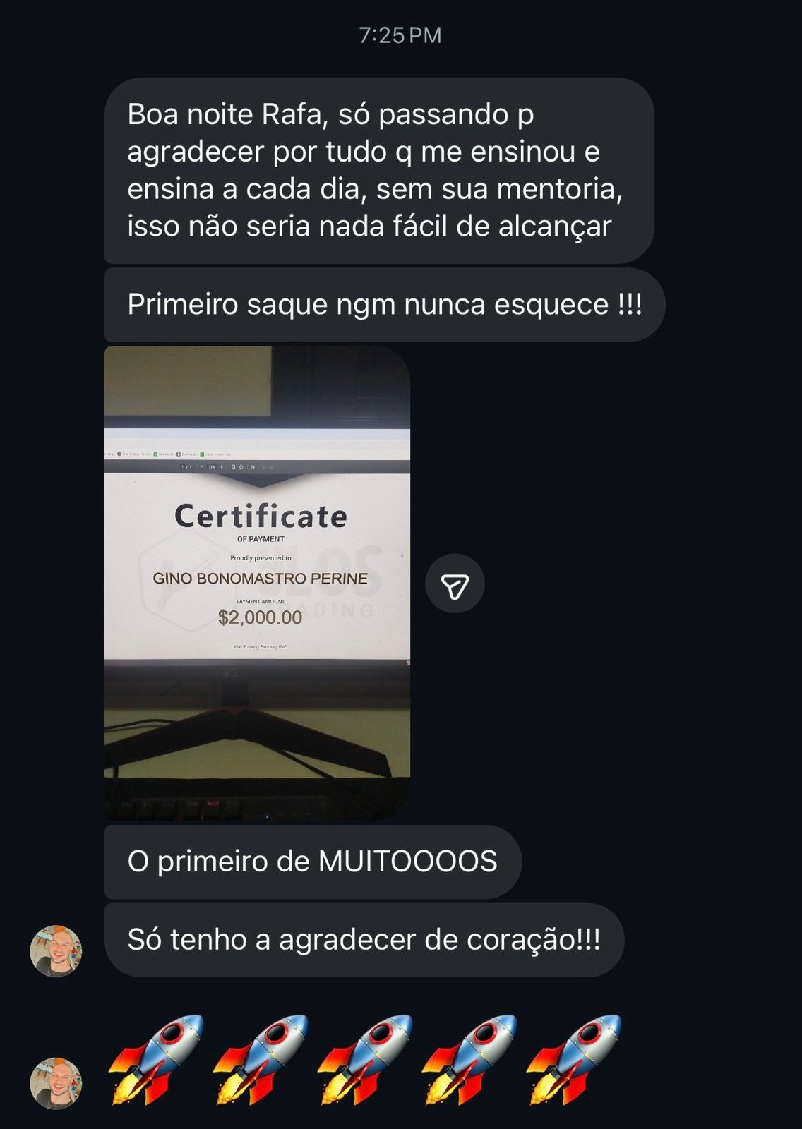 Depoimento da comunidade GrixCore